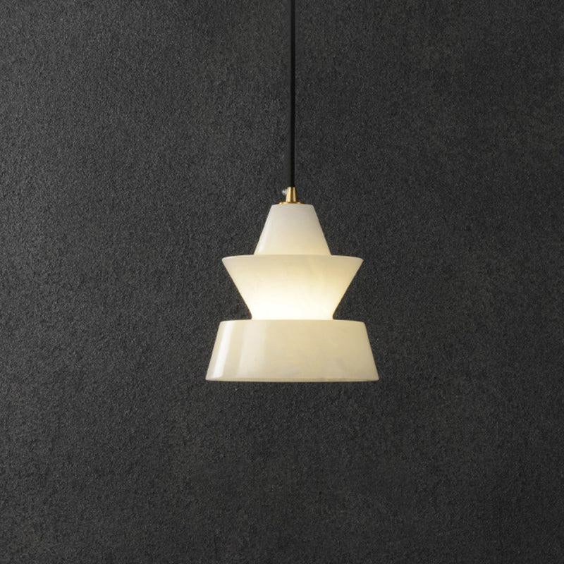 Felix Modern Alabaster Small Pendant Light
