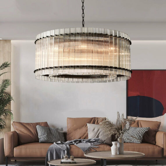 San Marcom Round Chandelier 37″