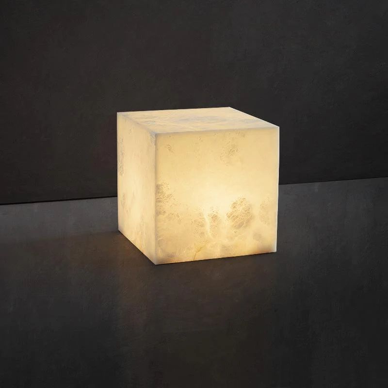 Janet Alabaster Cubic Table Light
