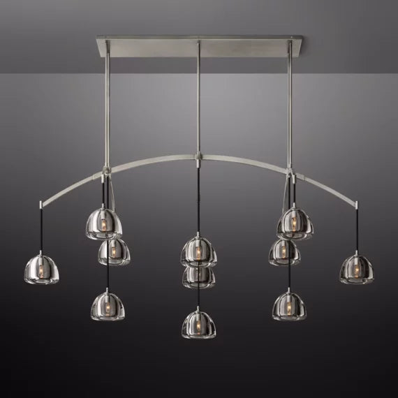 Hemisphere Linear Chandelier 72″