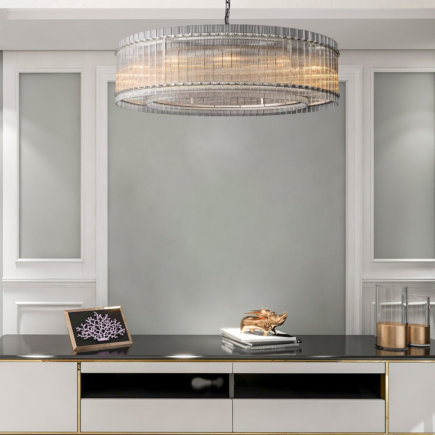 San Marcom Modern Luxury Round Chandelier 60"
