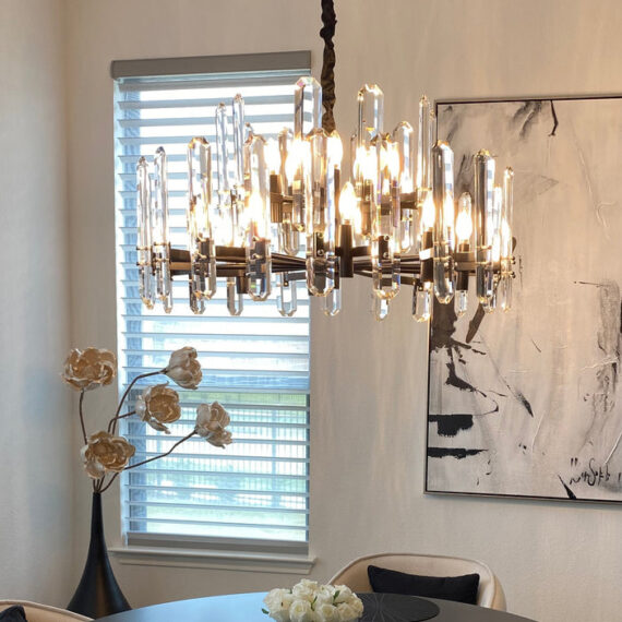 Bonnington Round Chandelier 36″, 18-Lights