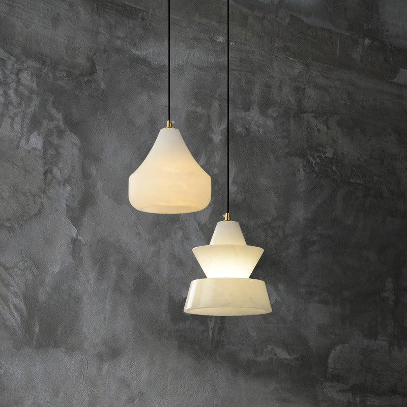 Felix Modern Alabaster Small Pendant Light