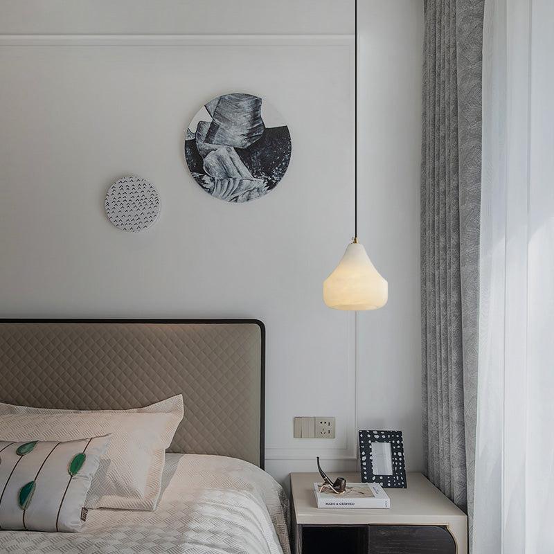 Felix Modern Alabaster Small Pendant Light