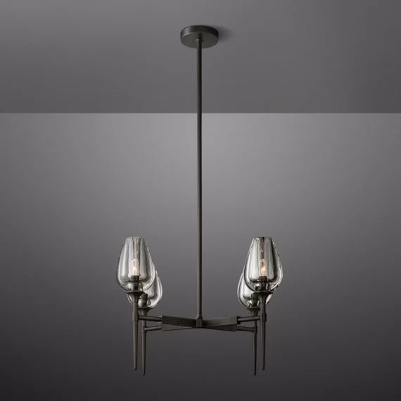 Tulip Round Chandelier 27″