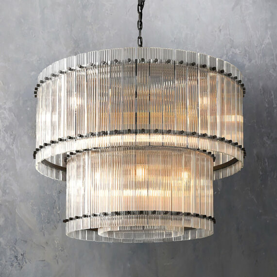 San Marcom TWO-TIER Round Chandelier 37″