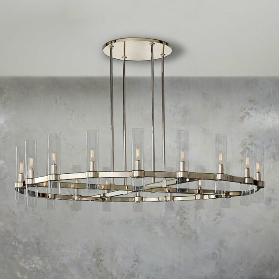 Ravelle Round Chandelier 60″, 20-Lights