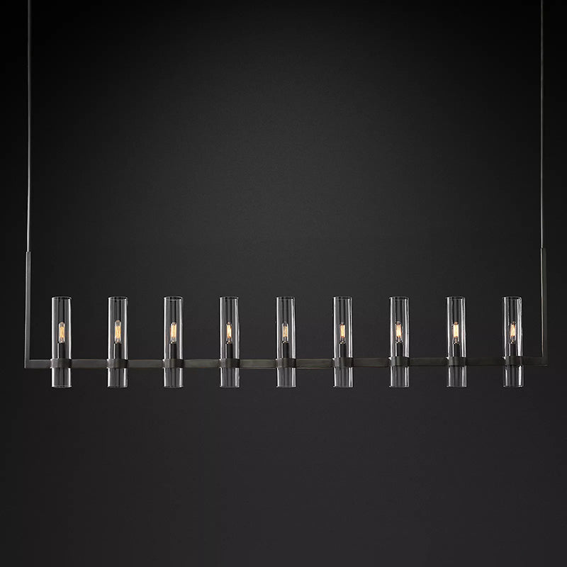 Ravelle Linear Chandelier 71″, 9-Lights