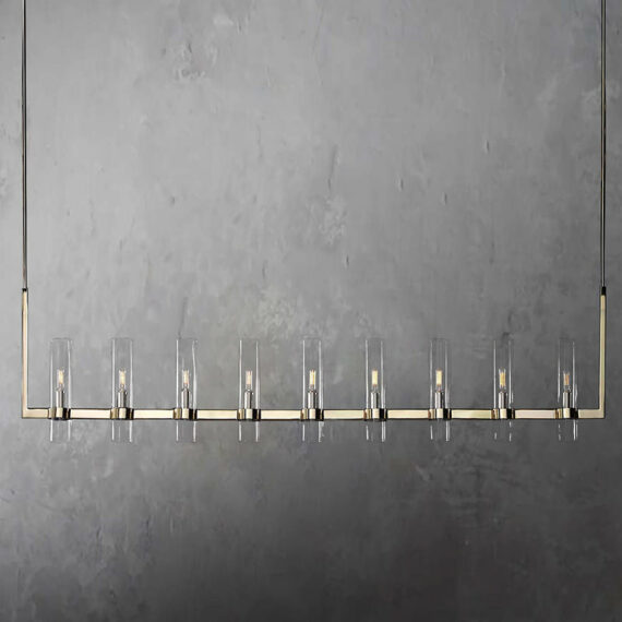 Ravelle Linear Chandelier 71″, 9-Lights