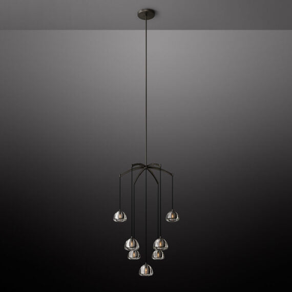 Hemisphere Round Chandelier 36″