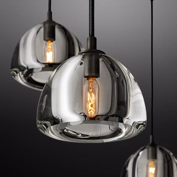 Hemisphere Round Chandelier 36″