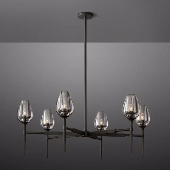 Tulip Round Chandelier 42″