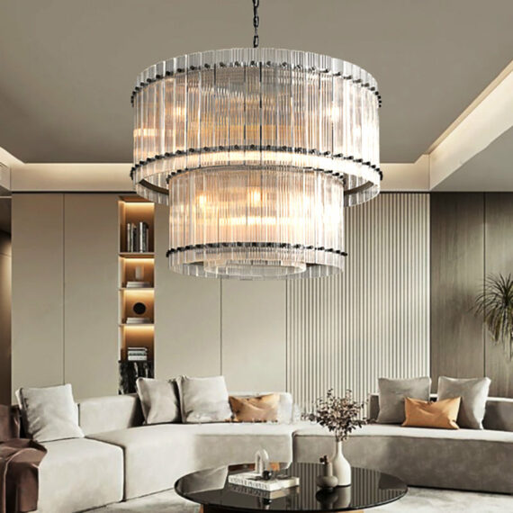 San Marcom TWO-TIER Round Chandelier 37″