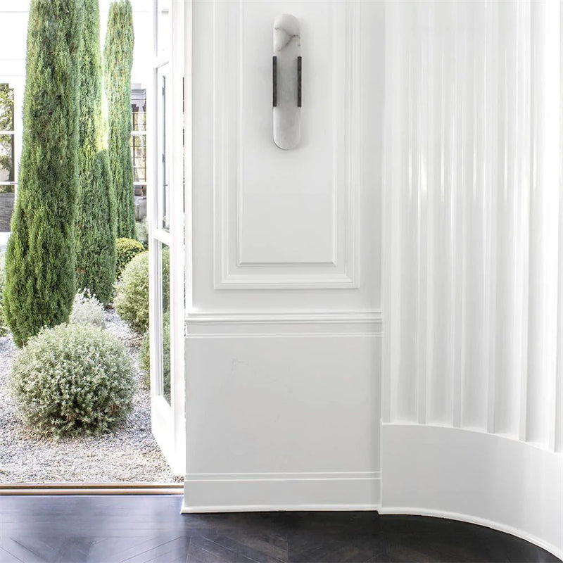 Long Alabaster Modern Wall Sconce