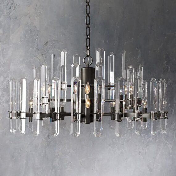 Bonnington Round Chandelier 36″, 18-Lights