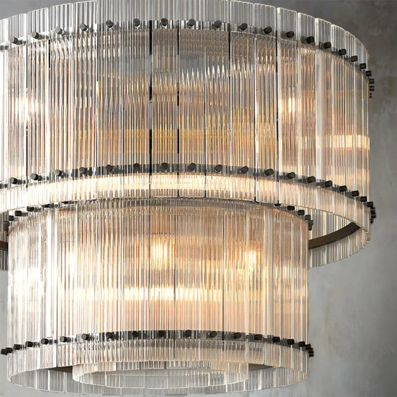 San Marcom TWO-TIER Round Chandelier 37″