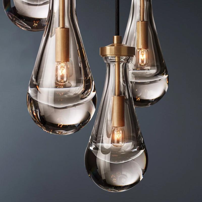 7 lights Raindrop Round chandelier