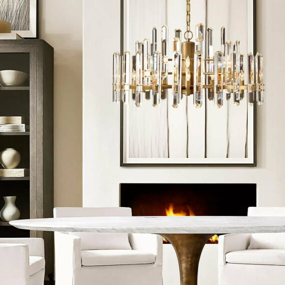 Bonnington Round Chandelier 36″, 18-Lights
