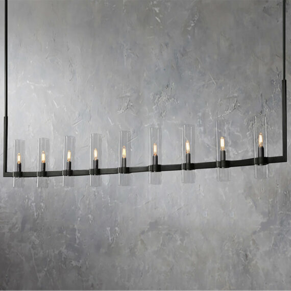 Ravelle Linear Chandelier 71″, 9-Lights