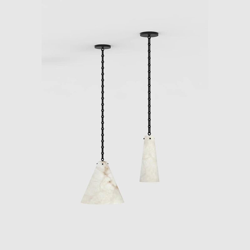 Contemporary Large Alabaster Pendant Light For Kitchen Island