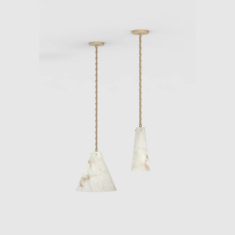 Contemporary Large Alabaster Pendant Light For Kitchen Island