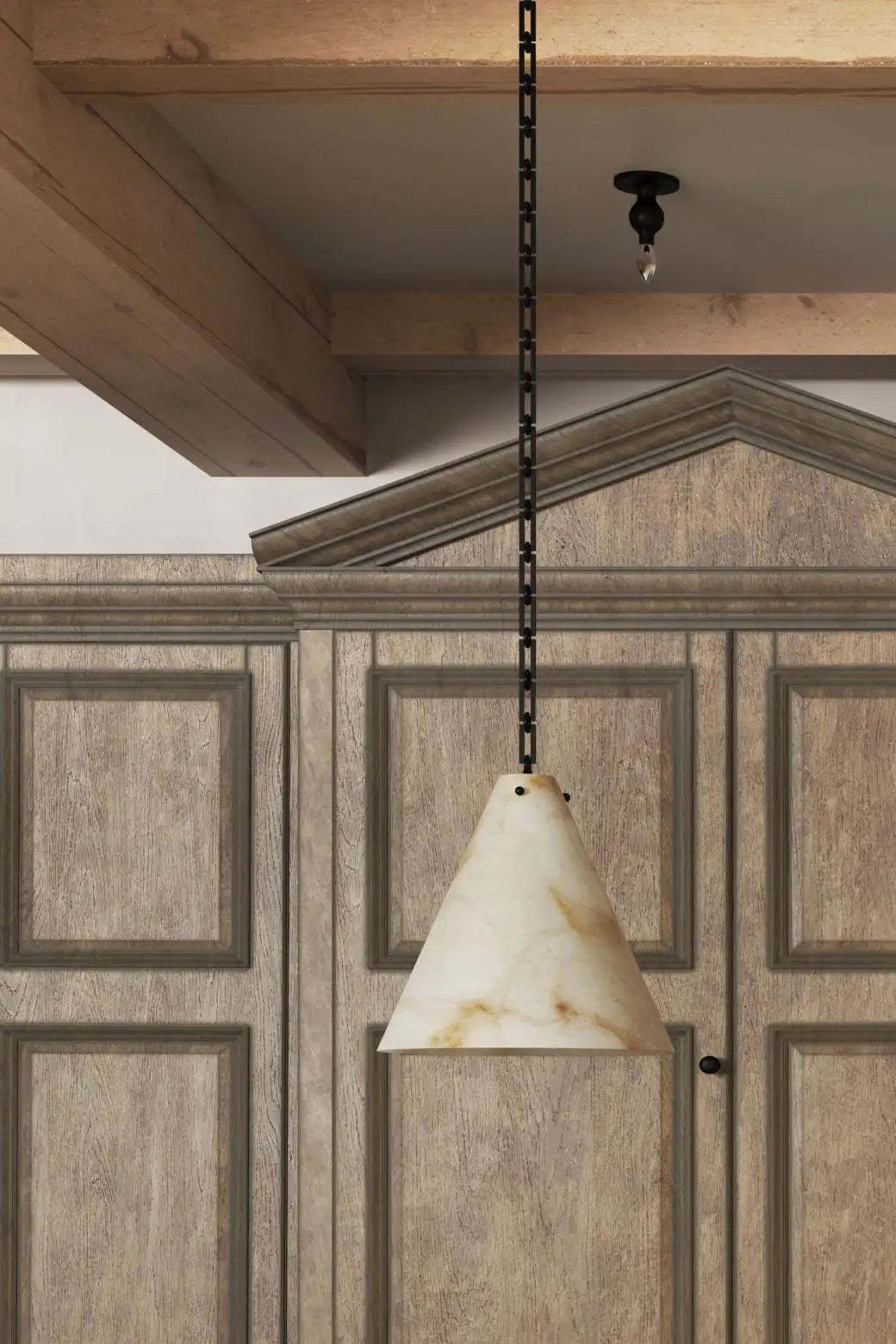 Contemporary Large Alabaster Pendant Light For Kitchen Island