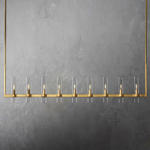 Ravelle Linear Chandelier 71″, 9-Lights