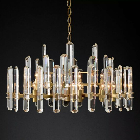 Bonnington Round Chandelier 36″, 18-Lights