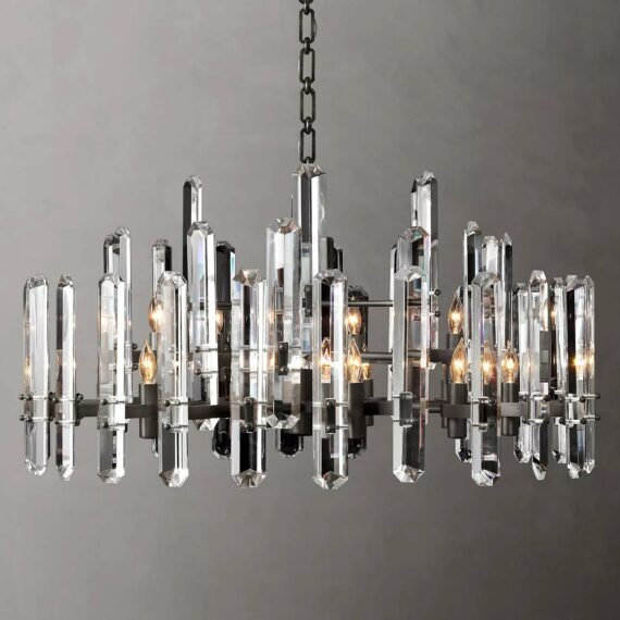 Bonnington Round Chandelier 36″, 18-Lights