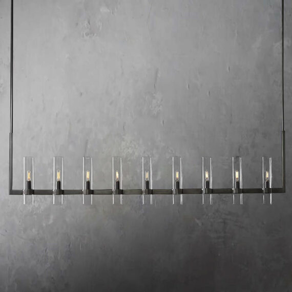 Ravelle Linear Chandelier 71″, 9-Lights