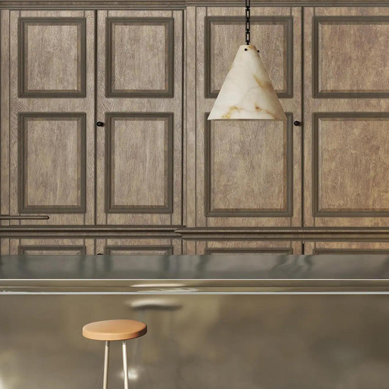 Contemporary Large Alabaster Pendant Light For Kitchen Island