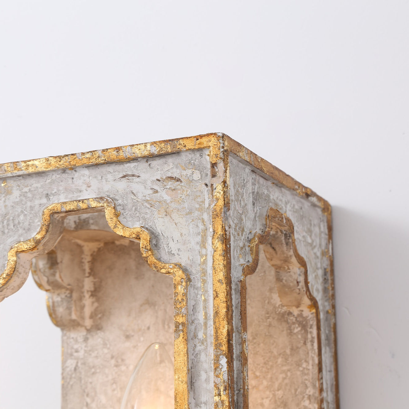 Boho Rustic Cube Sconce