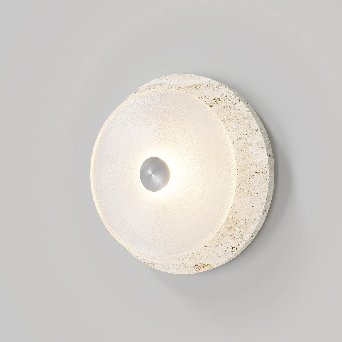 Coral Travertine Wall Lamp