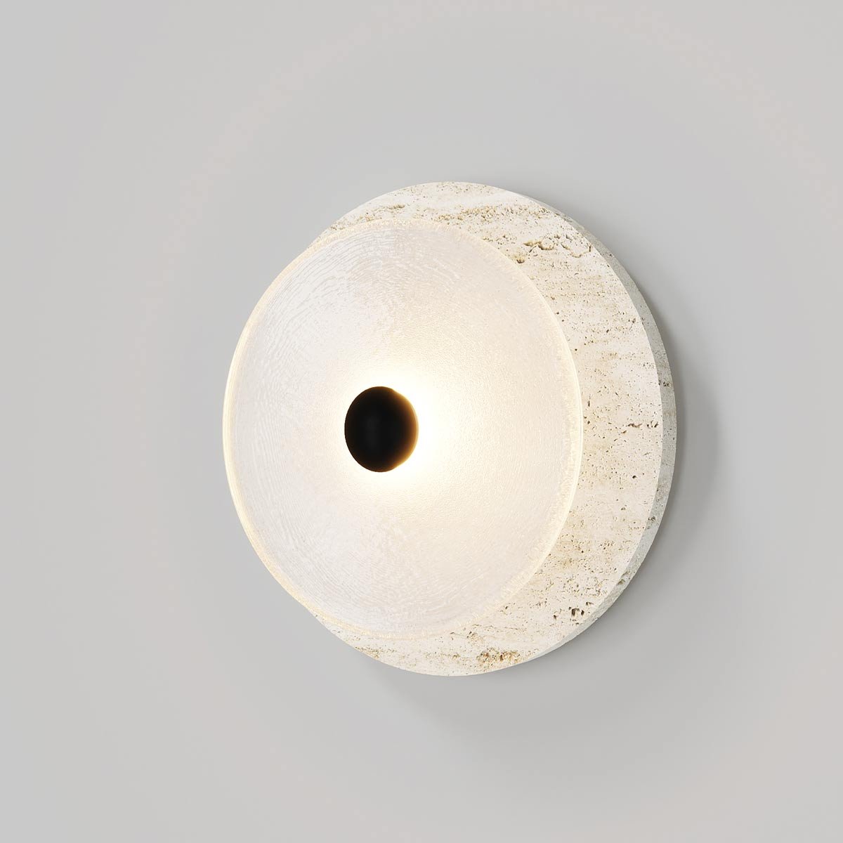 Coral Travertine Wall Lamp