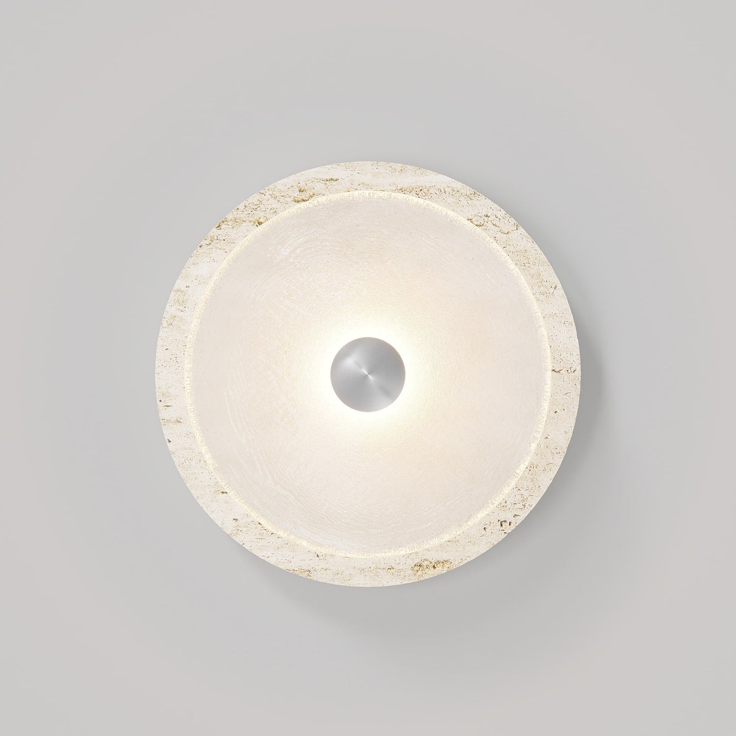 Coral Travertine Wall Lamp