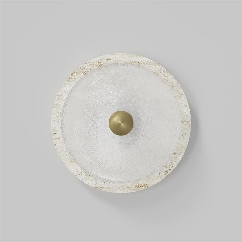 Coral Travertine Wall Lamp