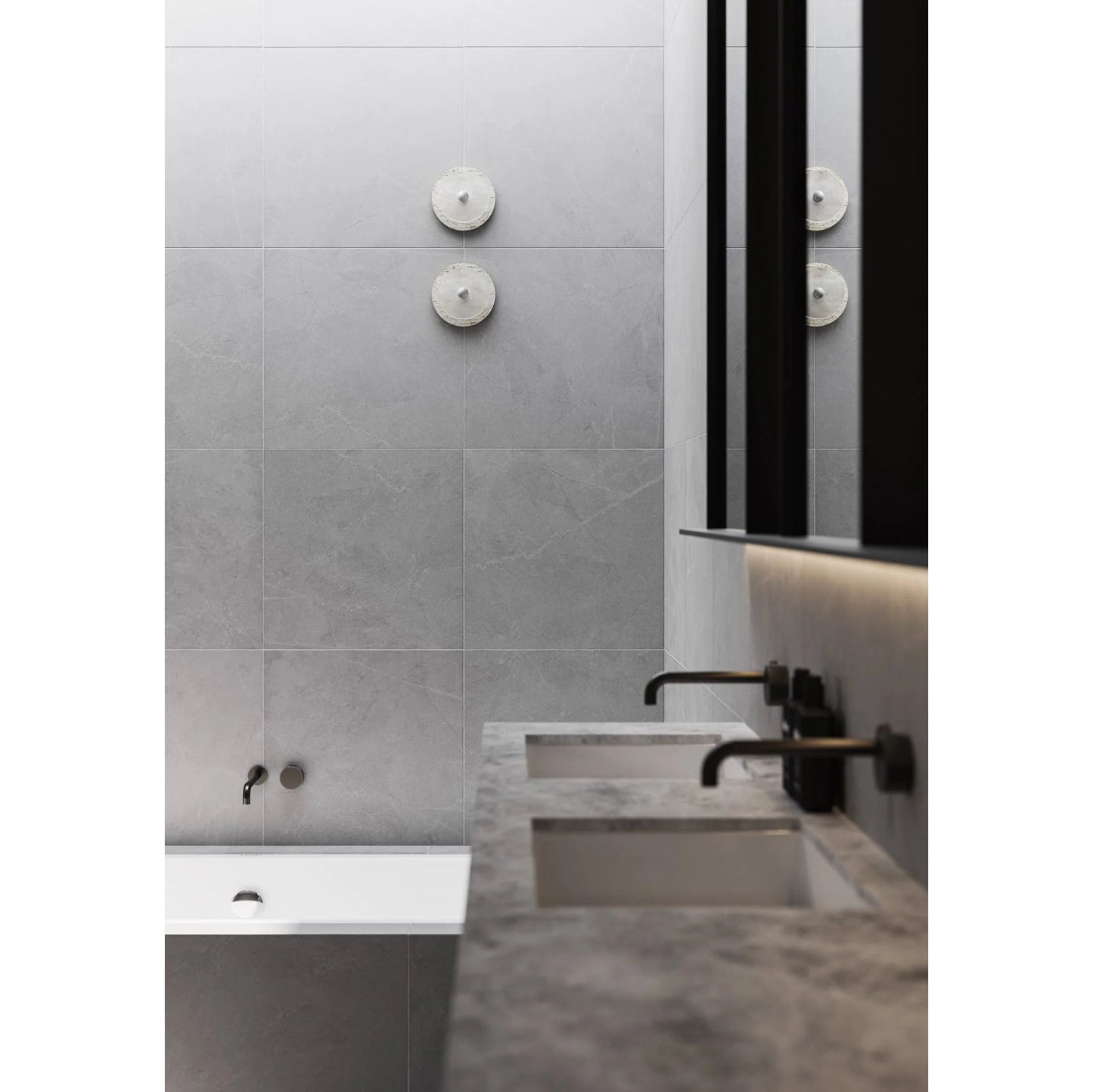 Coral Travertine Wall Lamp