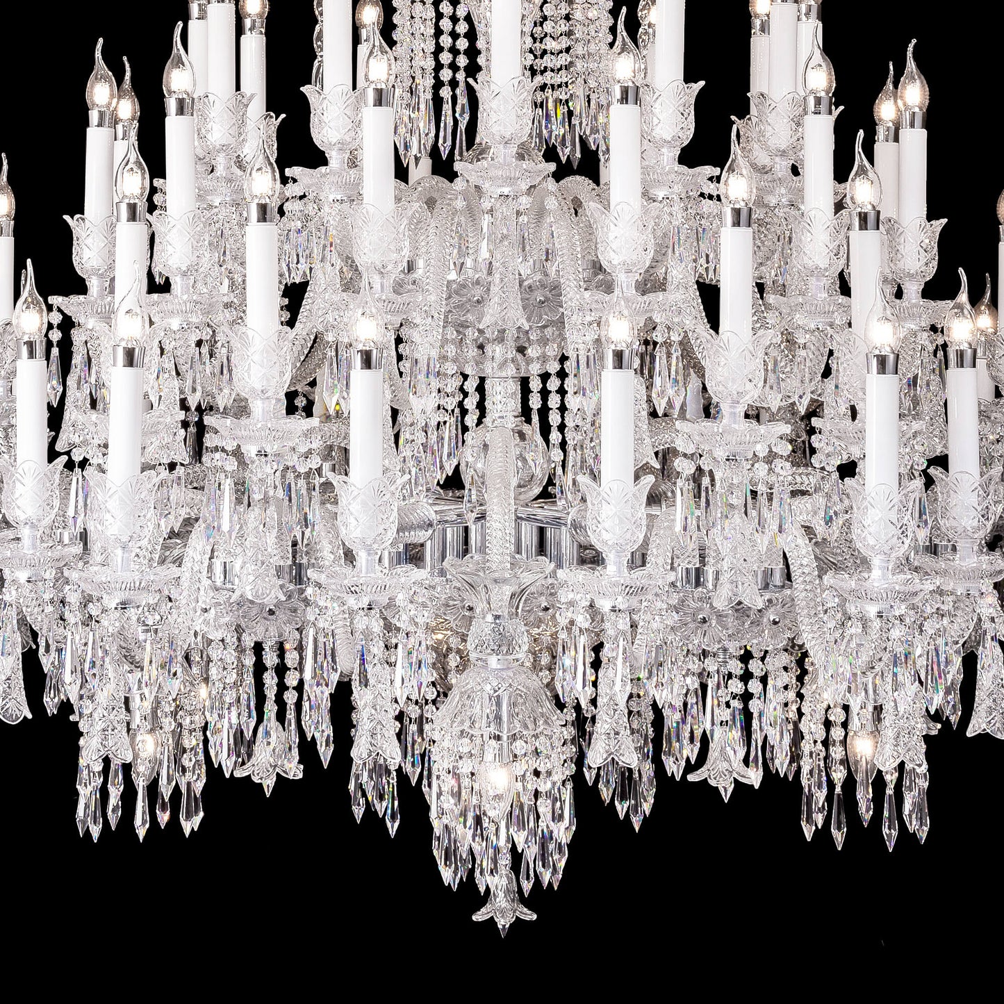 73 Lights Huge Baccarat Museum Chandelier