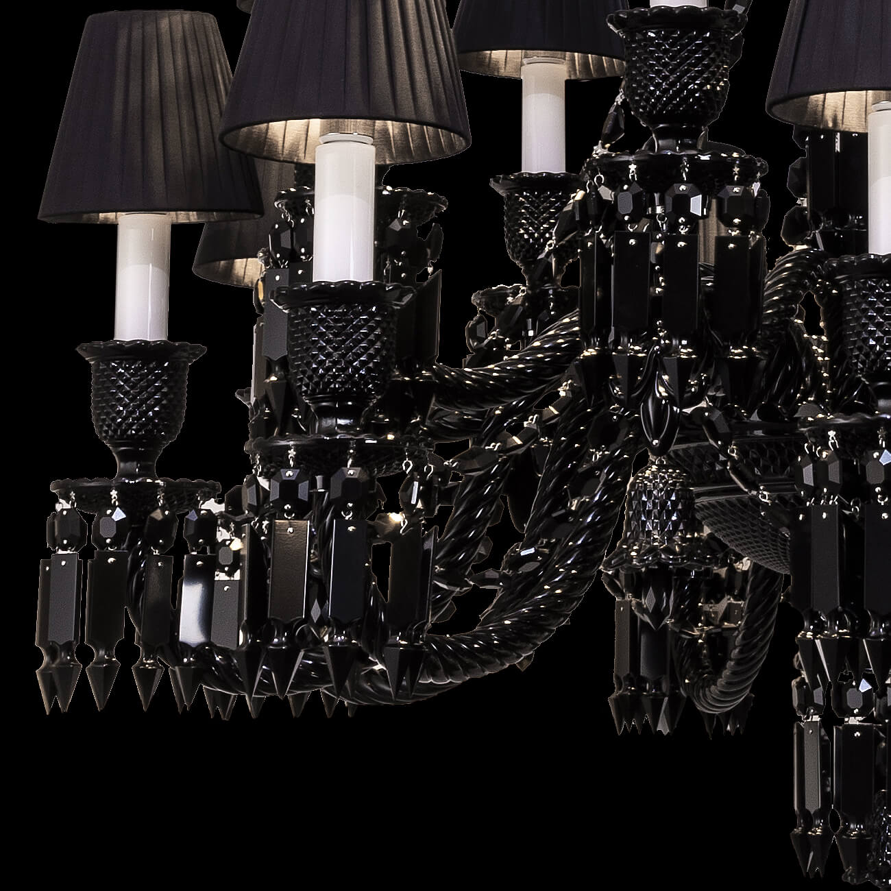 Black Baccarat Zenith 18 lights chandelier