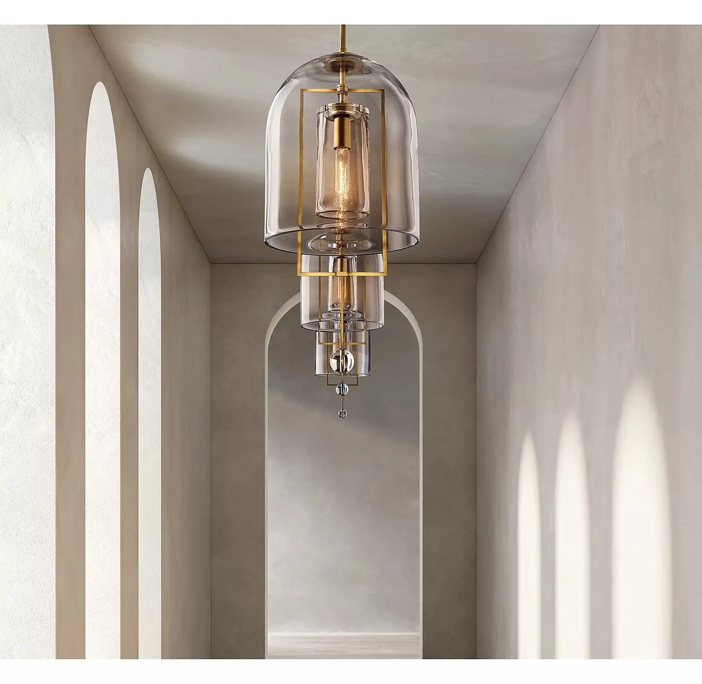 Fulcrum Modern Minimalist Design Sense Pendant Light 13" For Living Room