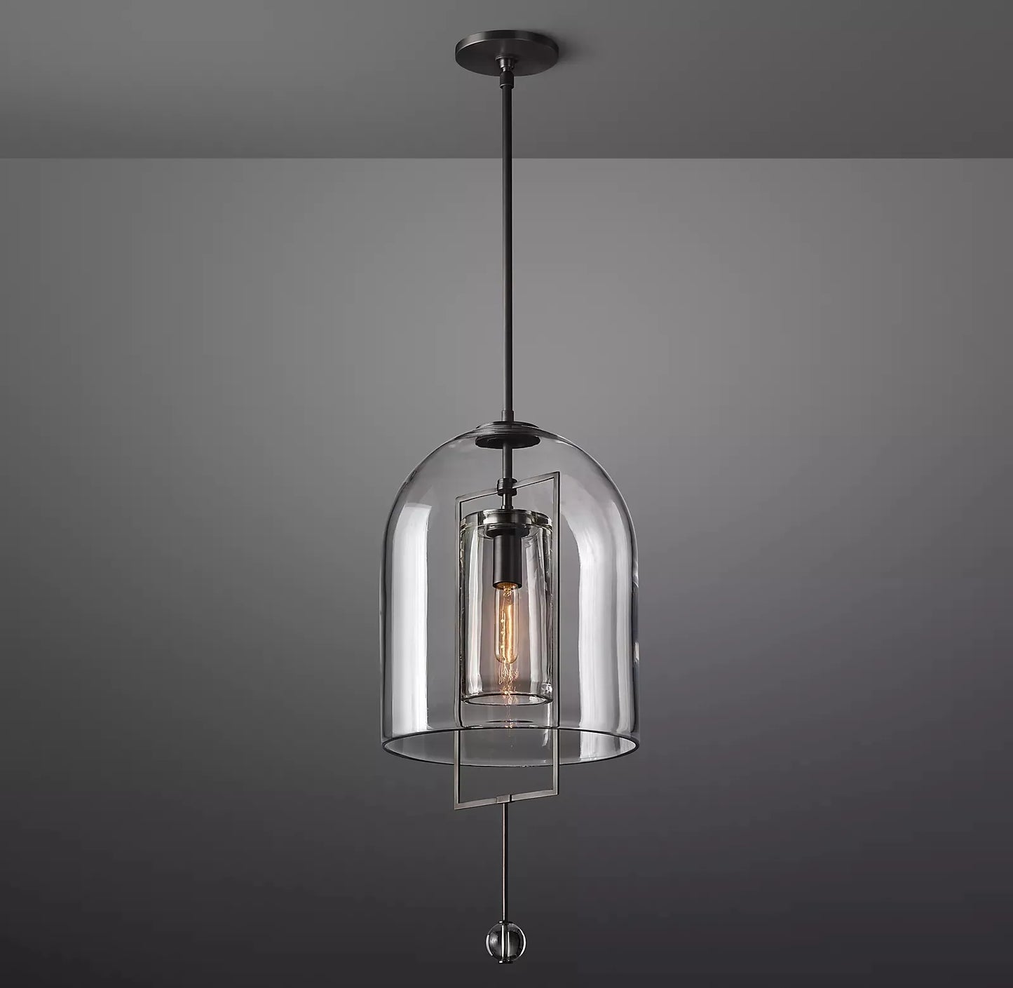 Fulcrum Modern Minimalist Design Sense Pendant Light 13" For Living Room