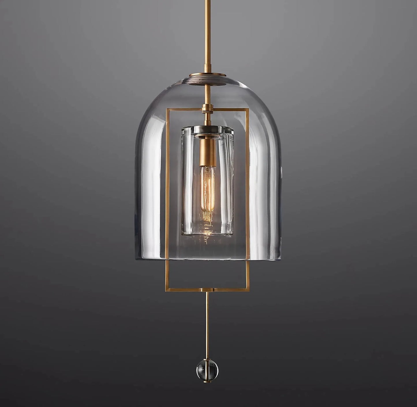 Fulcrum Modern Minimalist Design Sense Pendant Light 13" For Living Room