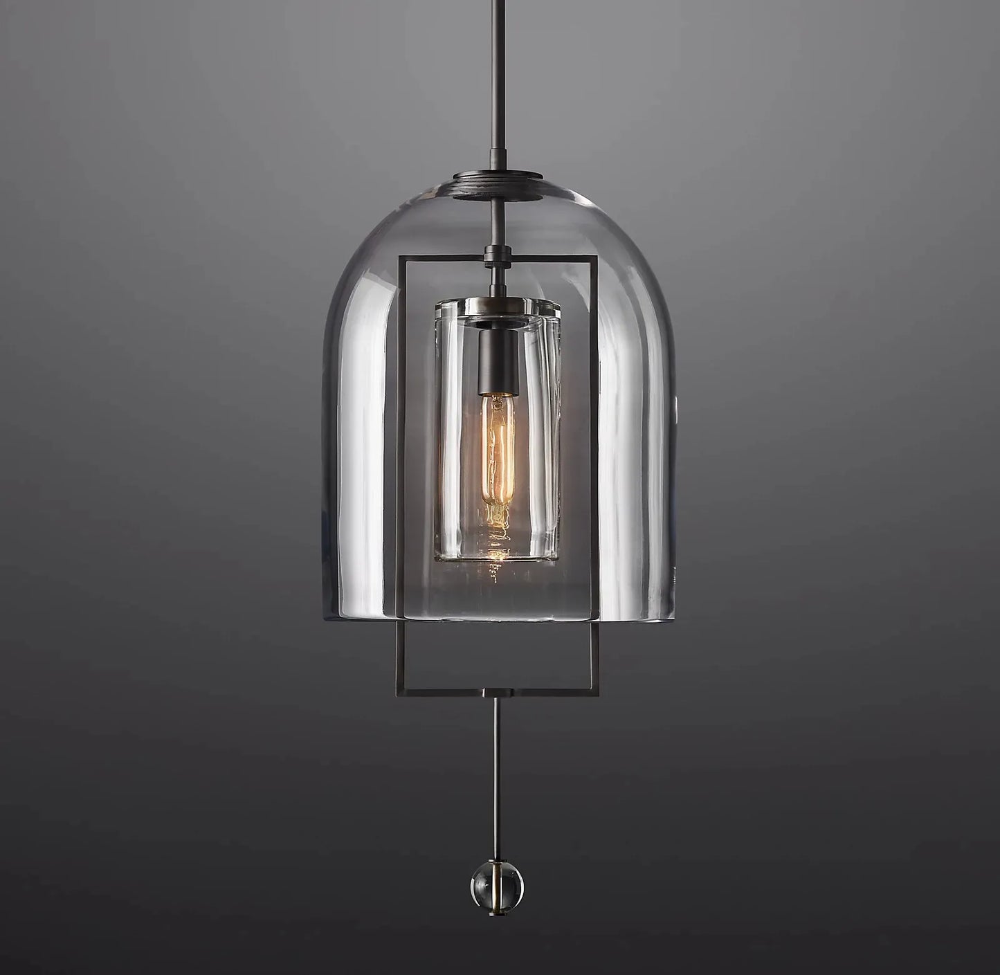 Fulcrum Modern Minimalist Design Sense Pendant Light 13" For Living Room