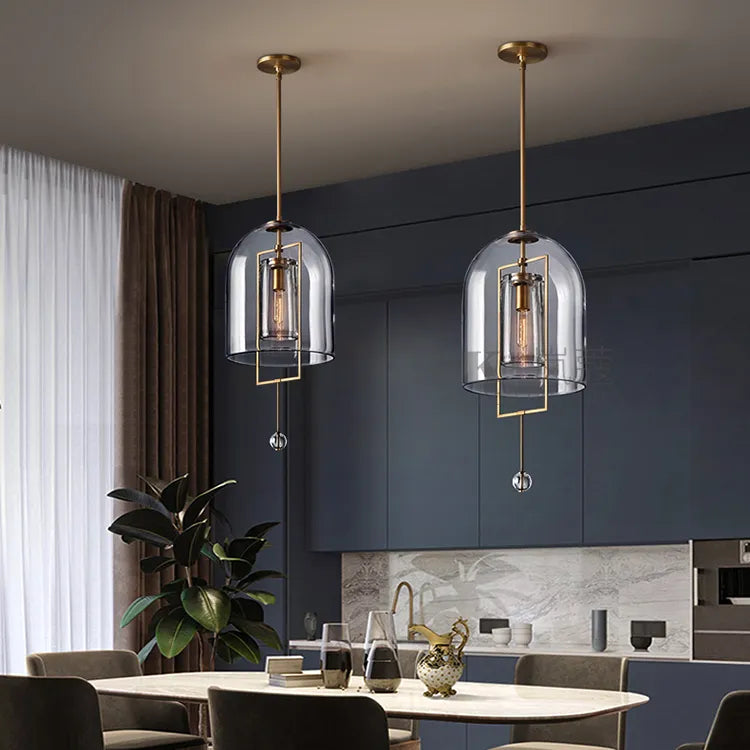 Fulcrum Utilitaire Design Sense Grand Pendant Light 15" For Living Room
