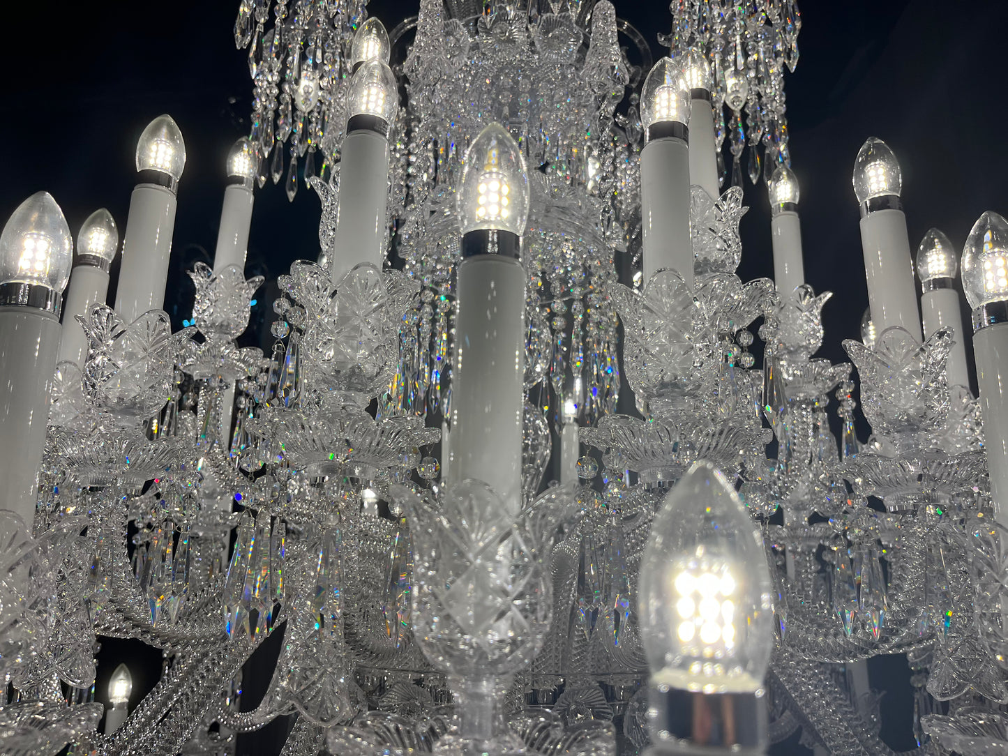 73 Lights Huge Baccarat Museum Chandelier