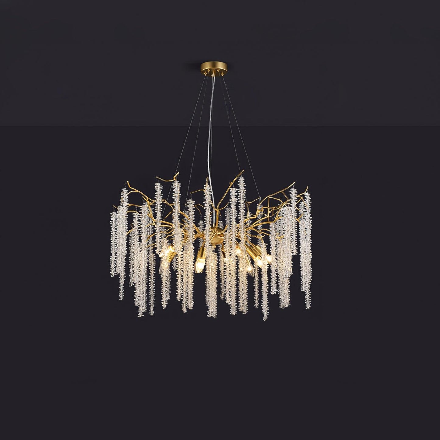 Wisteria Flower Crystal Chandelier