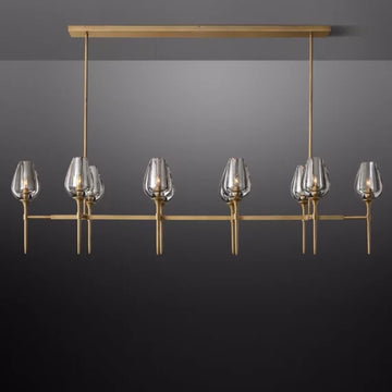 Tulip Linear Chandelier 65″