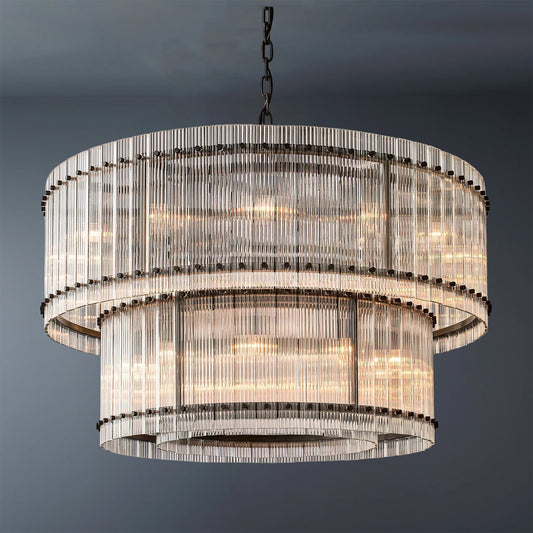 San Marcom Modern 2-Tier luxury Round Chandelier 48"