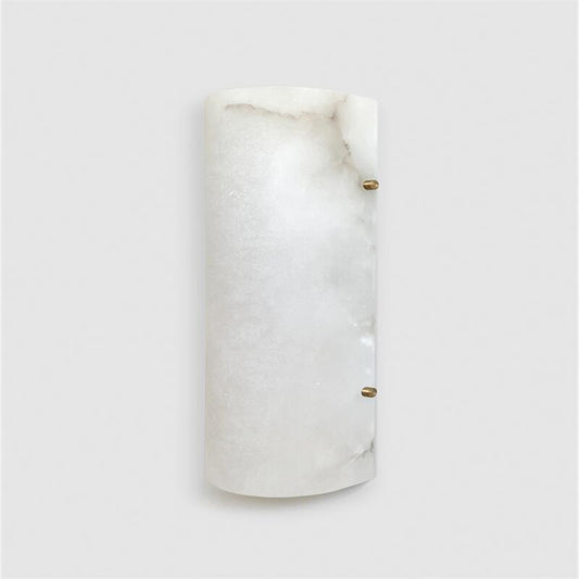 Alabaster Murray Contemporary Domo Wall Sconce For Bedroom