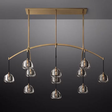 Hemisphere Linear Chandelier 72″